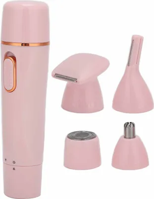 Image de Rasoir électrique pour le visage 4 en 1, tondeuse pour les poils du visage, épilateur portable, rasoir indolore pour les poils