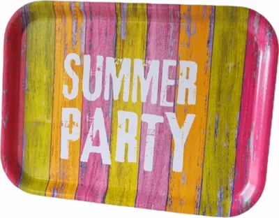 Produktbild von ppd Mini-Tablett/Serviertablett 'SUMMER PARTY', 27 x 20 cm