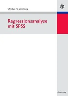 Produktbild von Regressionsanalyse mit SPSS