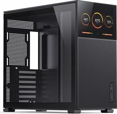 Produktbild von Jonsbo D41 MESH - Midi Tower - PC - Schwarz - ATX - micro ATX - Mini-ATX - Stahl - Gaming