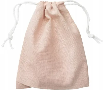 Produktbild von Baumwoll-Geschenkbeutel Rosa 15×20 cm – 220 g mit Kordelzug für Geschenke