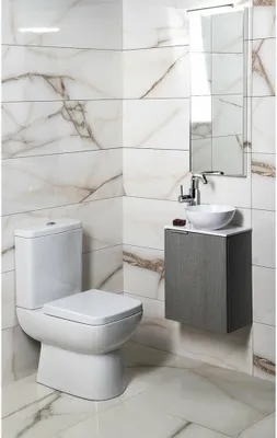 Image de Ensemble de meubles de salle de bains LATUS X 40, Silbereiche/blanc