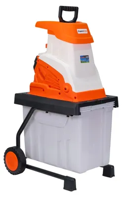 Elektro-Häcksler 2600 W, 45 mm Astschnitt, 45 l Behälter
