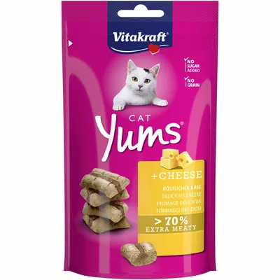 Image de Vitakraft Friandise pour chats Cat Yums + fromage (40 g)