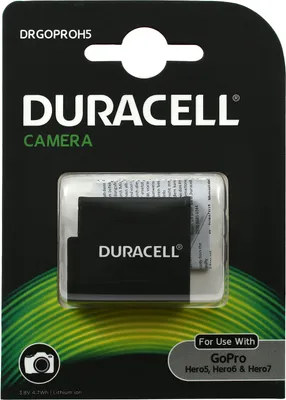 Produktbild von Duracell Akku für Action Cam GoPro Hero 7 / GoPro Hero 7 Black