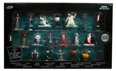 Produktbild von Jada Nightmare Before Christmas Set 4 Cm Figur Mehrfarbig Kinder Mehrfarbig One Size