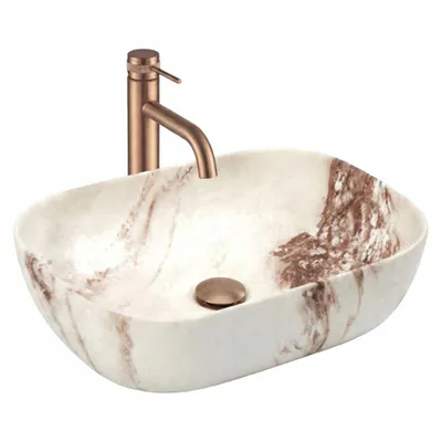 Immagine prodotto di Lavabo Lavabo sospeso rettangolare senza rubinetteria