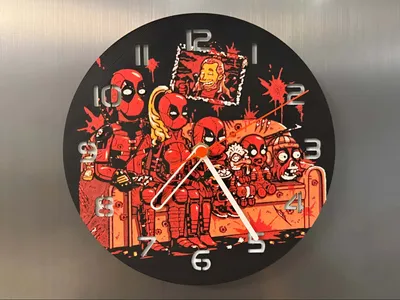 Produktbild von Simpsons meets Deadpool – Groß Ø 245mm
