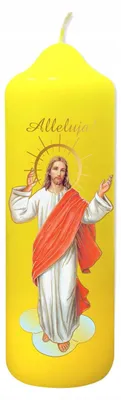Produktbild von Quo Vadis Osterkerze mit Auferstandenem Jesus, Feierlich