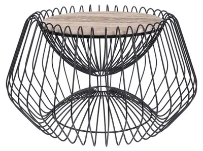 Imagen del producto de Mesa de centro Malibu de mármol y metal