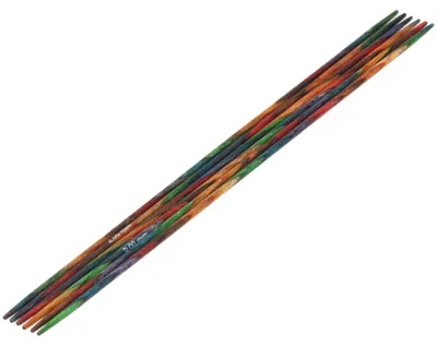 Produktbild von Lana Grossa - Strumpfstricknadel Design-Holz multicolor 15cm 2.0mm