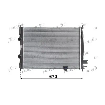 Produktbild von FRIGAIR 0121.3055 Kühler Wasserkühler Motorkühler für NISSAN Qashqai / Qashqai +2 I (J10, NJ10)