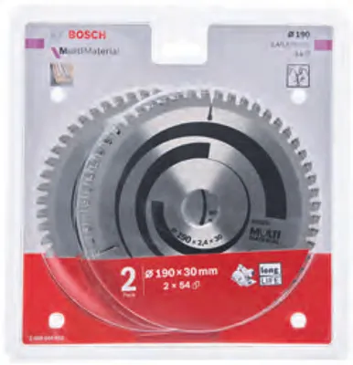 Obrázok produktu pre Bosch 2x Optiline Wood 190x30x2,6/1,6x48T