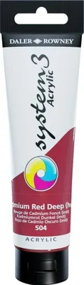 Obrázok produktu pre Daler-Rowney System3, 150 ml, Červená, Rúra