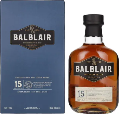 Image de Balblair 15 Years Old Highland Single Malt 46% Vol. 0,7l en boîte cadeau