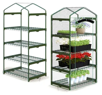 Image de Mini-serre pour balcon, dimensions : 160 x 70 x 50 cm