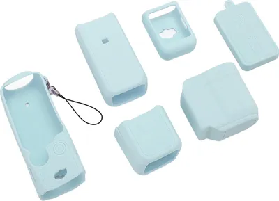 Produktbild von Taschenkamera-Schutzhülle mit Objektiv-Displayschutz, Silikon, kratzfest, staubdicht, stoßfest, rutschfeste Hülle für POCKET 3, Blau