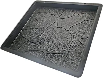 Produktbild von Schalungsform Gießform in Bruchsteinoptik für Terrassenplatten/Gehwegplatten selber gießen