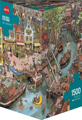 Immagine prodotto di Heye - Puzzle triangolare - Say Cheese! Triangolare, 1500 pezzi