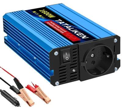 Zdjęcie produktu dla Falownik, wyjście AC 220 V, kompatybilność z gniazdkami UE, 24 V 1600 W 220 V 50 Hz UE