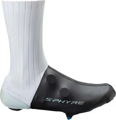 Image de Couvre-chaussures Shimano S-phyre Flash Blanc, Noir EU 42-44 Homme Blanc, Noir EU 42-44