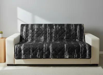 Zdjęcie produktu dla Design 91 Narzuta dekoracyjna 200x220 Blink 1 w kolorze grafitowo-srebrnym D91