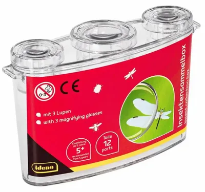 Produktbild von Idena Insektensammelbox mit 3 Lupen