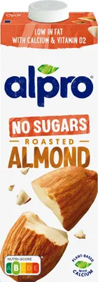 Image de Alpro boisson aux amandes sans sucre grillé faible en gras avec du calcium 1000 ml