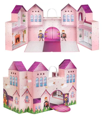 Produktbild von Iden Basic Spielkoffer Märchenschloß 41,5x18x12cm