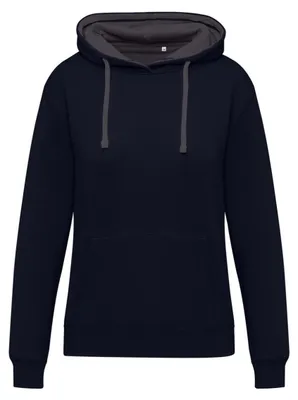 Immagine prodotto di SG Originals - Felpa con cappuccio da donna FK2903 (S) (nero scuro/grigio)