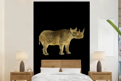Produktbild von Vintage Fotobehang Afrika Goud shoorn Deko 2,25m x 3,5m