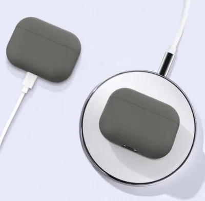Obrázok produktu pre Silikónové puzdro – vhodné pre AirPods Pro – sivá farba