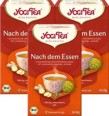 Produktbild von 3 x  YOGI TEA Nach dem Essen | 3 x 30,6g