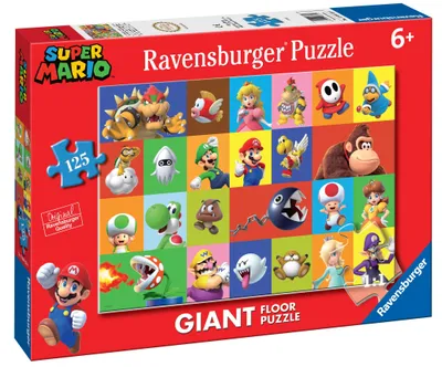 Produktbild von RAVENSBURGER Riesiges Bodenpuzzle Super Mario 125 dlks