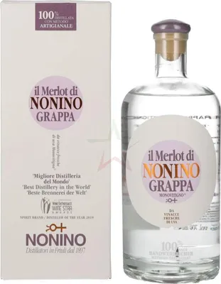Produktbild von Nonino Grappa Monovitigno il Merlot 41 %  0,70 Liter