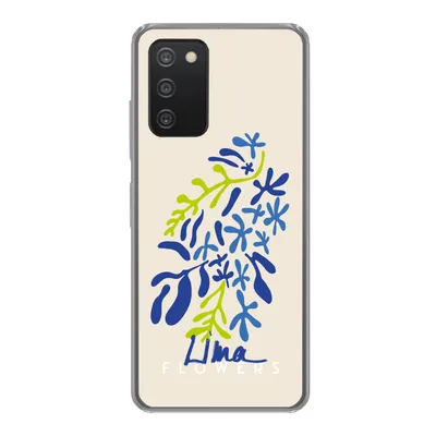 Produktbild von MuchoWow® Handyhülle Schutzhülle Hülle für Samsung galaxy a73 Blume - Blätter - Lima Silikon Softcase Handy Hülle - Handyhülle