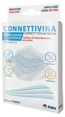 Immagine prodotto di Cerotto Connettivina Hitech 8 X 12 Cm 4 Pezzi