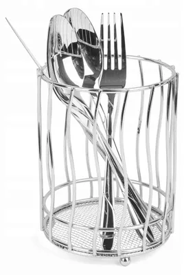 Produktbild von Tadar Besteck-Abtropfgestell Metall Silber Rund Halter