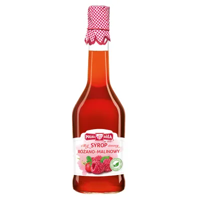 Immagine prodotto di SCIROPPO DI ROSA E LAMPONE 500 ml - ROSA POLACCA