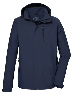 Produktbild von Killtec Funktionsjacke mit Kapuze für Herren wasserdicht, Größe:XXXXL, Farbe:Dunkelblau