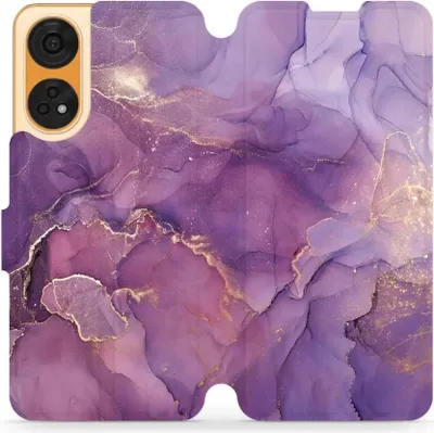 Produktbild von Handyhülle mit klappe für Oppo Reno8T 5G, Mobiwear Book, Violett