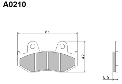 Productafbeelding van NISSIN KH92/KH323 Premium remblokken, semi-metalen, ECE R90, Japan, 2024