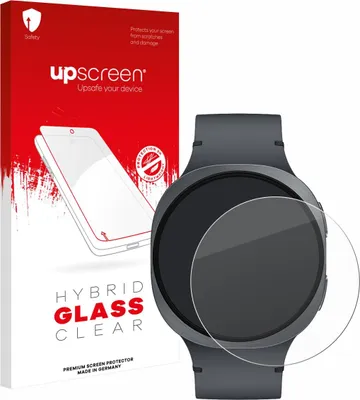 Produktbild von upscreen Schutzglas für Samsung Galaxy Watch 8 (44 mm) Schutzfolie Panzer Folie Glas Display Schutz klar