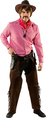 Produktbild von Cowboy Chaps WildKunstleder braun, Größe:56/58