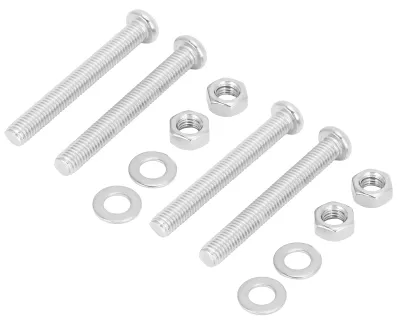Productafbeelding van 4 sets bevestigingsschroeven, moeren en vervangende onderdelen voor zwembadtrappen, 7 mm