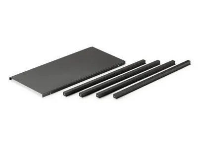 Immagine prodotto di NABER 8051031 Set di pannelli posteriori Cubo 600, sistema di scaffalature, 600 mm, nero opaco