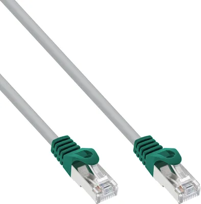 Produktbild von InLine Crossover Patchkabel, F/UTP, Cat.5e, grau, 3m, 3 m, Cat5e, F/UTP (FTP), RJ-45, RJ-45, Grau