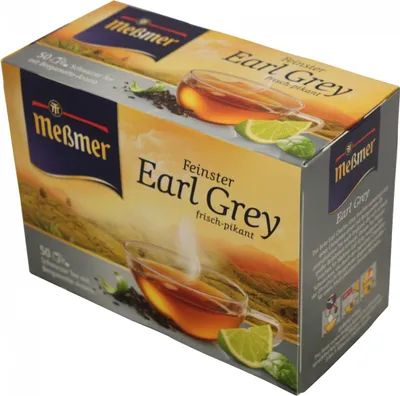 Produktbild von Meßmer Schwarzer Tee Earl Grey aromatisiert frisch pikant 87g