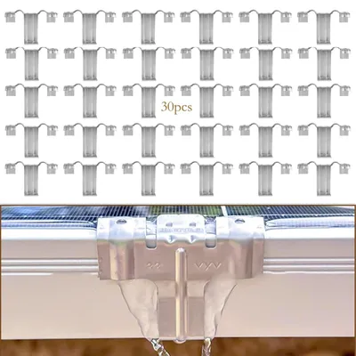 Wasserablauf-Clip für Solarmodule, 30 Stück, Edelstahl