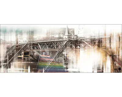 Produktbild von Glasbild Wuppertal Wahrzeichen II 125x50 cm